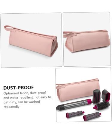 Beavorty 3pcs Splash-proof Hair Dryer Case Hair Curler Large Capacity Storage Pouch 35X13X13CM Pink - Buy Online on SooperMarket.com