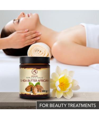100% Pure Cold-Pressed Shea Butter 100g - Nourishing Karit Body Butter from Ghana for Face Body & Hair - Sheabzter - Buy Online on SooperMarket.com