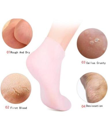 kawehiop Toe Socks with Soft Silicone Gel for Foot Care Cushioned and Supportive Skin M 1Set 1Set Skin M - Buy Online on SooperMarket.com