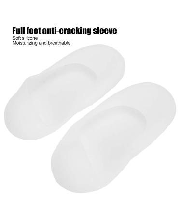 Buy Silicone Socks - Anti-Cracking Foot Protection & Moisturizing Gel Care - Soft Breathable & Comfortable (White Small) - Buy Online on SooperMarket.com