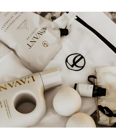 Lavant Collective High Performing Laundry Detergent Refill Pouch - Ultra Concentrated Deep Cleaning Soap with Geranium Ylang Ylang & Bamboo - Fresh Linen Scent - 32 Oz for Luxury Washing - Buy Online on SooperMarket.com