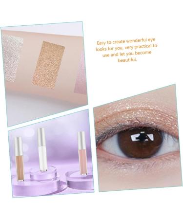 Mikinona 3pcs Polarized Monochrome Eyeshadow Sparkle Eyeshadow Liquid Glitter Eyeshadow Makeup Stuff Plastic - Buy Online on SooperMarket.com