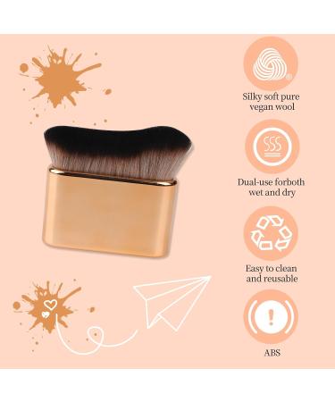LLMSIX Tanning Brush Self Tan Brush Soft Body Makeup Brush Portable Self Tanning Brush Face and Body Brush Self Tan Applicator Self Tan Blending Brush for Tanners - Buy Online on SooperMarket.com