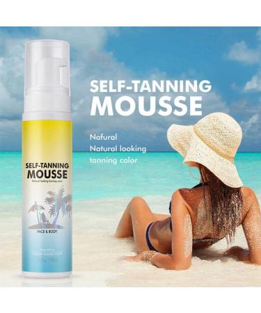 100ml Bronzer Tanning Mousse Cream - Fast-Dry, No Streaks, Sunless Self Tanning Lotion - Buy Online on SooperMarket.com