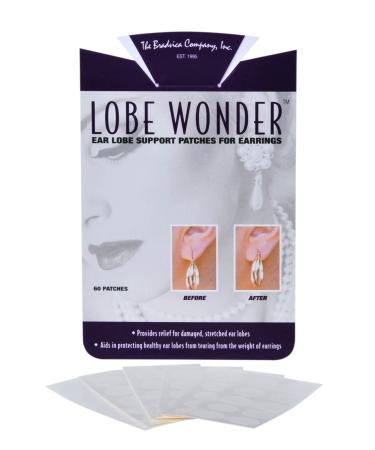 Lobe Wonder Ear Lobe Support Patches -- 60 ct.
