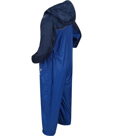 Regatta Kids Puddle Iv All-in-One Suit - 2-3 Years - Nautical Blue/Dark Denim - Buy Online on SooperMarket.com