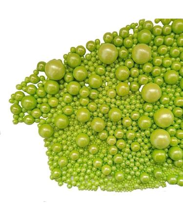 Edible Green Pearl Sugar Sprinkles 120g | Cake Decoration for Birthday Halloween Thanksgiving Christmas & Parties - Buy Online on SooperMarket.com