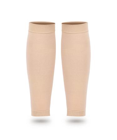 Wade Cuffs Compression Socks for Varicose Veins | Elastic Calf Sleeves for Fitness & Running - L Skin Color - Buy Online on SooperMarket.com