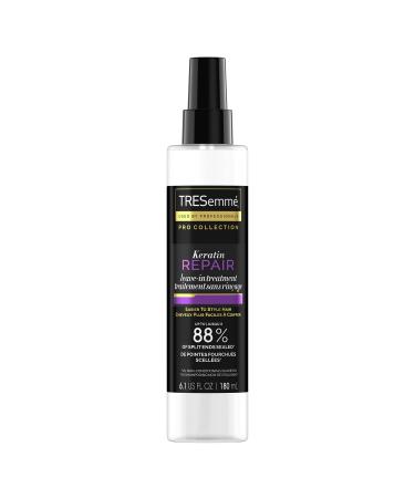 TRESemm Pro Collection Keratin Repair Leave In Hair Treatment for Strong Healthy-Looking Hair Care Hair Styling Treatment Spray Visibly Repair Split Ends 6.1 oz 6.1 Fl Oz (Pack of 1)