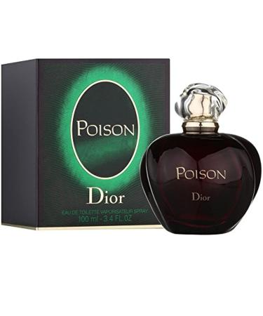 Poison Dior by Christian Dior for Women Eau De Toilette 3.4 Ounce Coriander Orange 3.4 Fl Oz (Pack of 1)