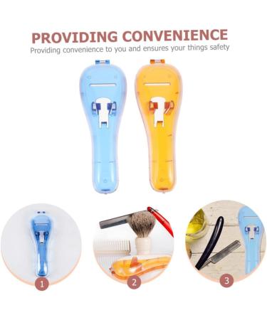 Plafope Razor Storage Box - Travel Case Holder for Men's Razors & Shavers | 2-Pack Durable Organizers - Buy Online on SooperMarket.com