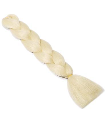 Gairyan Blond Jumbo Braids Extensions - 24 Synthetic Hair for Box Braids Afro Braid Extensions Bleached Blonde Kanekalon 1 Piece - Buy Online on SooperMarket.com