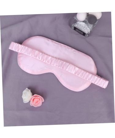 Buy Gatuida Silk Sleep Eye Mask - Adjustable Soft Blindfold for Travel & Sleeping - Smooth Pink Eye Cover - Buy Online on SooperMarket.com