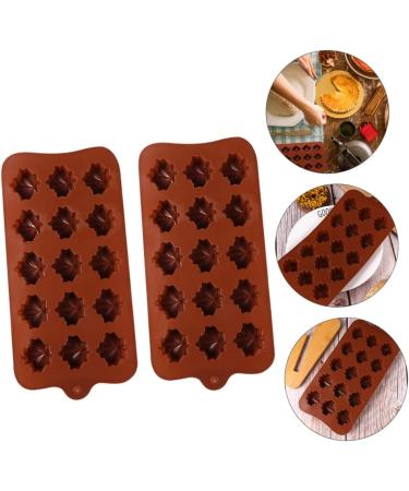 HOMSFOU 6 Pcs Maple Leaf Mold Thanksgiving Fondant Molds Chocolate Thankgiving Cake Mold Fall Candy Ice Jewlery Making Supplies Silicone Baking Mold Fudge Child Chewing Gum Silica Gel - Buy Online on SooperMarket.com