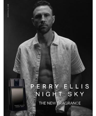 Perry Ellis Night Sky - Men's Cologne - 3.4 fl oz Eau de Toilette - bergamot anise pear fig geranium lavender fir balsam vanilla vetiver sandalwood - Buy Online on SooperMarket.com