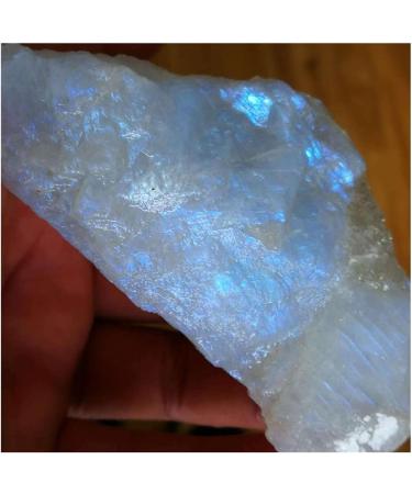 100g Rare Rough Natural White Moonstone Raw Gemstone Specimen Reiki Crystal Home Decoration Beautiful FZUGEDRLI - Buy Online on SooperMarket.com