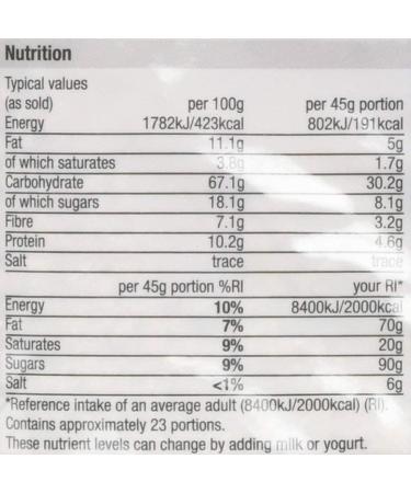 Morrisons Strawberry Granola 1kg - Buy Online on SooperMarket.com
