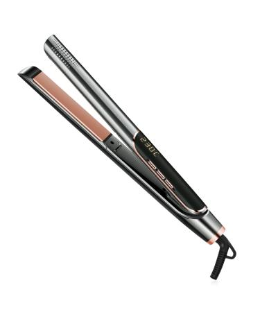 Professional Women's Hair Straighteners Layhou Straightening and Curling 2 in 1 Ceramic Plate Hair Straighteners Adjustable Temperature LCD Display Straightening Styling Tool for Long and Short Hair