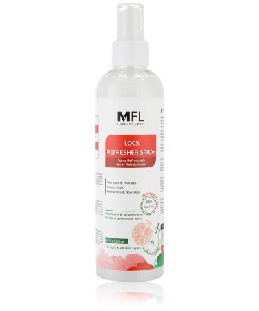 Made For Locs Vegan Rose Water Refresher Spray | Locs Moisturizer | Locs Deodorizer | Amazing Scents (Pomegranate Pear 8 oz) Pomegranate Pear 8 Fl Oz (Pack of 1)