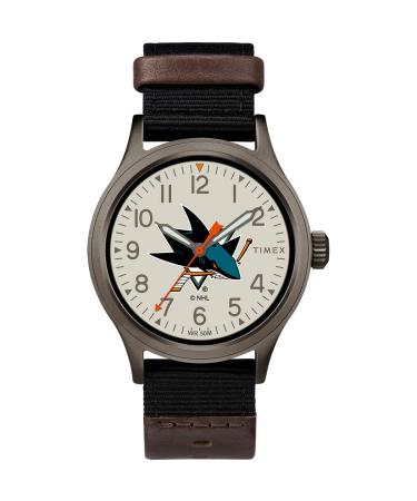 Timex NHL Men's 40mm Clutch Watch San Jose Sharks