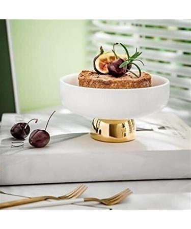 Kitchen Countertop Fruit Rack Fruit Basket White Ceramic Plate Fruit Bowl with Stand Fruit Basket Decorative Fruit Plate Can Hold Cheese Candies Snacks Fruit Trays for Party (Color : OneColor Siz 8inch Onecolor - Buy Online on SooperMarket.com