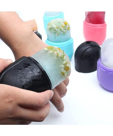 Rcool Ice Face Roller & Gua Sha - Premium Facial Massager for Youthful Skin Reduce Fine Lines Shrink Pores & Acne - Blue Ice Roller for Face & Eyes - Buy Online on SooperMarket.com