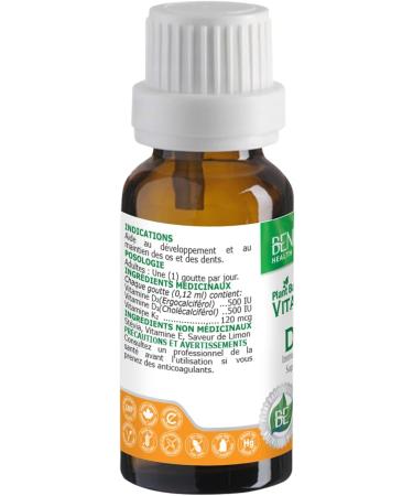 Benemax Vitamin D3 + D2 + K2 Drops: Immune Support + Healthy Bones. 12ml. 100 Drops - Buy Online on SooperMarket.com