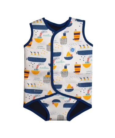 Splash About Baby Wrap Wetsuit Tug Boats 6-18 Months