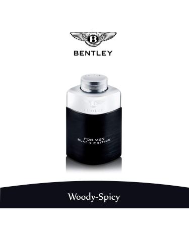 Bentley Black Edition Men EDP Spray 3.4 oz | Sophisticated Fragrance for Him - Buy Online on SooperMarket.com