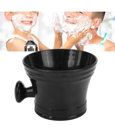 Pilipane Black Shaving Bowl with Handle | Durable Gunfire Design | Ideal for Razor Cream Soap | Travel-Friendly Wide Mouth | Perfect for Barbershop & Home Use - Buy Online on SooperMarket.com
