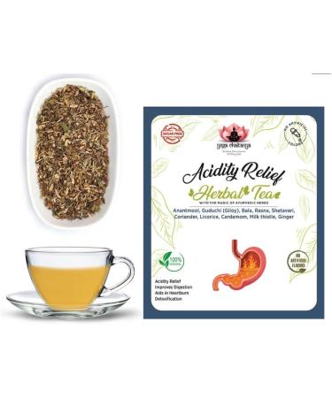 Yoga Chaitanya Acidity Relief Herbal Tea-Caffeine free-Loose Leaf (50 gm) - Buy Online on SooperMarket.com