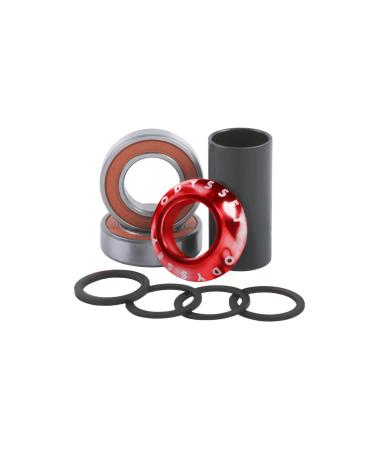 ODYSSEY MID Bottom Bracket 19mm Anodized Red