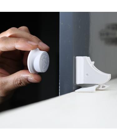 12 Magnetic Child Safety Cabinet Locks + 3 Keys - Baby Proof Cabinets & Drawers, Easy Install, No Tools Needed - Buy Online on SooperMarket.com