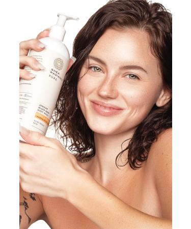 Shea Radiance African Black Soap Body Wash - Citrus Spearmint for Dry Skin, Eczema & Blemishes (16 oz) - Buy Online on SooperMarket.com