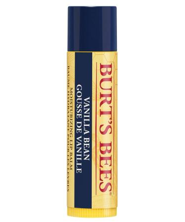 Burt's Bees Vanilla Bean Lip Balm - 100% Natural Moisturizing Formula | 1 Tube - Buy Online on SooperMarket.com