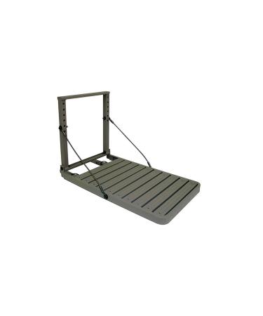 GREAT DAY Load-A-Pup HD 14x20in Robust Safety Pet Loading Platform - for The Hunting Dog - Earth-Tone Gray Powder-Coated Finish - Intended for Use in Fresh Water, LP500HD