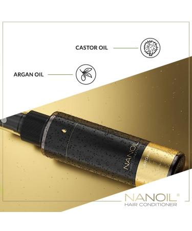 Argan Oil Nanoil Hair Conditioner 125ml | Two-Phase Protection & Smoothness | Strengthens Weakened Hair - Intensive Care - Buy Online on SooperMarket.com