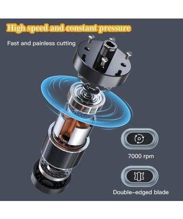 LONGLUAN Gelmalls Nose Trimmer Portable Nose Hair Trimmer Painless & Precision 2024 New Rechargeable Portable Nose Hair Trimmer Washabl Easy Cleansing Nose Hair Trimmer for Travel (2Pcs-Black) - Buy Online on SooperMarket.com