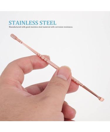 Healeved Spiral Ear Picker - Stainless Steel Ear Spoon & Ear Wax Removal Tool | Rose Gold Screw Back Earring - Ear Cleaner Accessory - Buy Online on SooperMarket.com