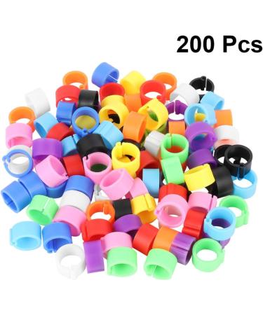 Yardwe 200 STK Parrot Foot Rings - Bird Identification Bands for Tauben & Birds | Size 2 - Buy Online on SooperMarket.com