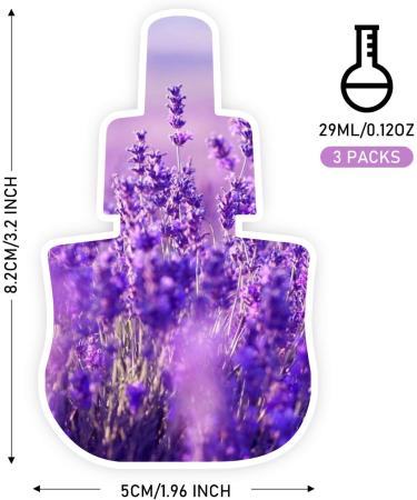 SCENT-HI 3-Piece Electrical Air Freshener Plug Refills - Linen Lavender & Vanilla - 29ml Compatible with Air-Wick Mix - Buy Online on SooperMarket.com
