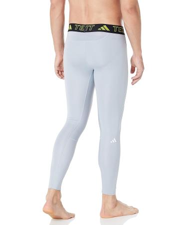 adidas Men's Techfit Aeroready Training Long Tights - Medium - Halo Silver - Buy Online on SooperMarket.com