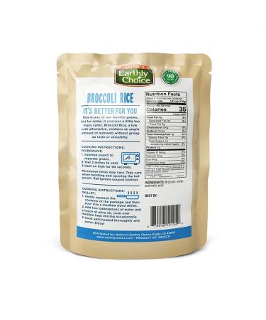 Nature's Earthly Choice Paleo Keto Broccoli Rice 8.5oz Pack of 6 - Buy Online - Buy Online on SooperMarket.com