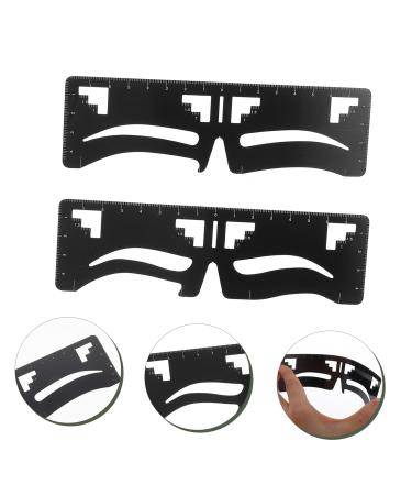 Beavorty 4 pcs Extension Drawing Microblading Measure Rulers Practical Location Tools Kit Supplies DIY 1 count (Pack of 1) Blackx2pcs - Buy Online on SooperMarket.com