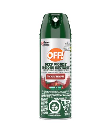 OFF! Deep Woods Tick and Mosquito Repellent Bug Spray for Camping Bug Repellent Safe for Clothing 170 g (Packaging May Vary)