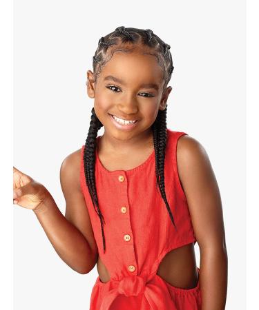 Sensationnel African Collection 3X X-PRESSION Kids Pre-Stretched Braid 28" (3-Pack SM1B/BG) - Ideal for Easy Braiding & Styling | Shop Internationally - Buy Online on SooperMarket.com