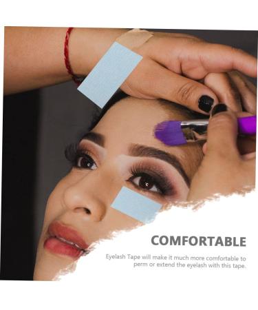 NOLITOY Blue Mascara - 2 Rolls Silicone Gel Band Adhesive Lash Tape for Extensions | Eye Gel & Non-Woven Fabric | International Shipping - Buy Online on SooperMarket.com