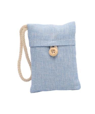 kawehiop Non-toxic formula for odor prevention. Bamboo charcoal air purifying bag. Bamboo activated carbon bag mix sky blue