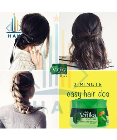 Vatika Naturals Nourish & Protect Hair Cream | Henna Almond & Aloe Vera - 140ml | International Shipping Available - Buy Online on SooperMarket.com