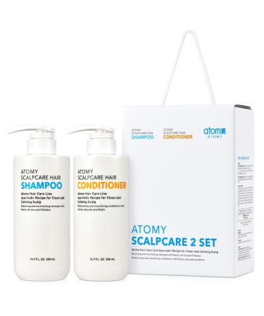 A.t.o.m.y. Shampoo+Conditioner ScalpCare 2 Set - Korean Skincare Hair Care
